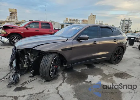 2021 Jaguar F-Pace R-Dynamic S из США, поврежденный, VIN SADCT2FUXMA667723